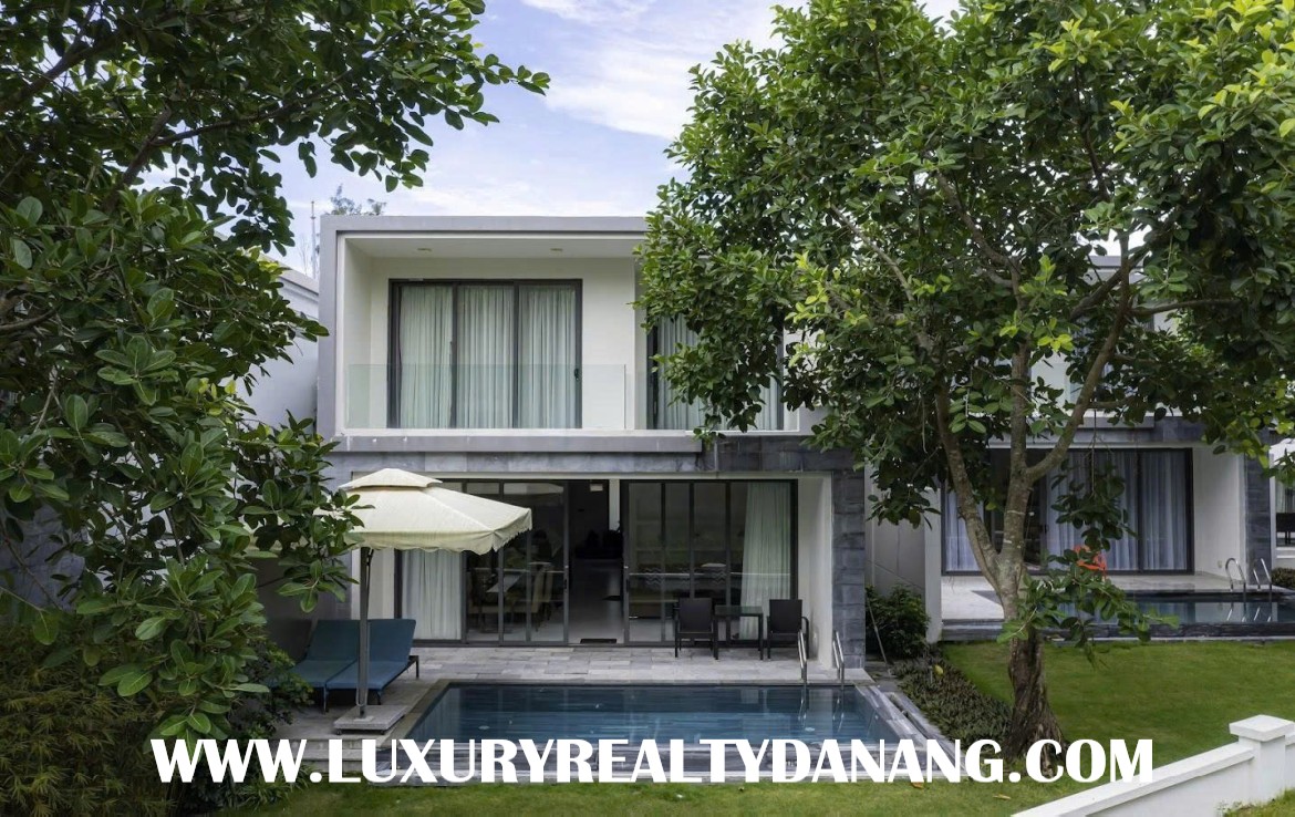 Golfview villa in Danang, in Vietnam, BRG golf course view, swimming pool