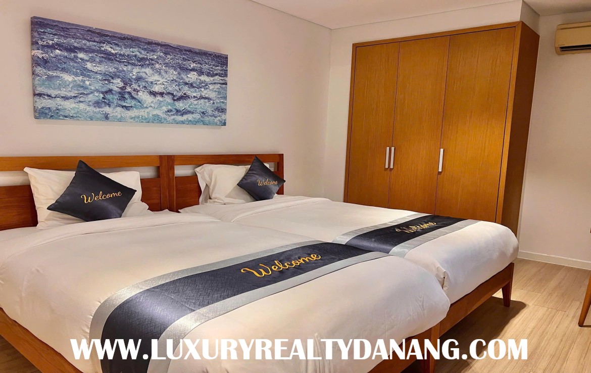 Golfview villa in Danang, in Vietnam, BRG golf course view, swimming pool, walking to the beach