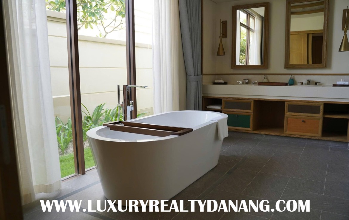 Beachfront luxury villa in Danang in five- star Fusion villas & resort, in Vietnam, five-bedrooms, Ocean view 2