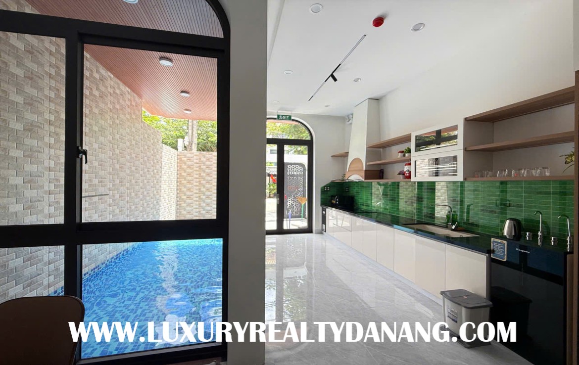 House for rent Danang in Nam Viet A residential area, Vietnam, in the beachside