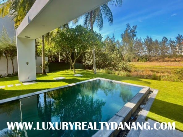Golf course Villa rental Danang in The Dune Residences, in Vietnam, modern style