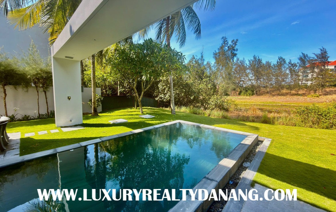 Golf course Villa rental Danang in The Dune Residences, in Vietnam, modern style