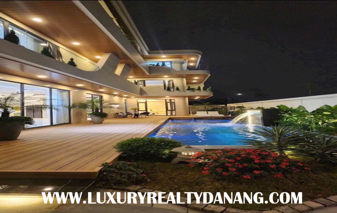 Danang luxury villa for rent in Elysia complex, in Vietnam, Hai Chau district