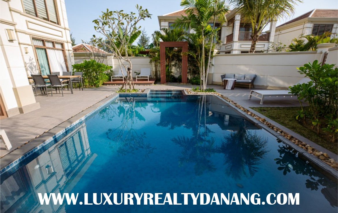 Fusion villa rental Danang, in Fusion resort & villas, in Vietnam, walking to the beach