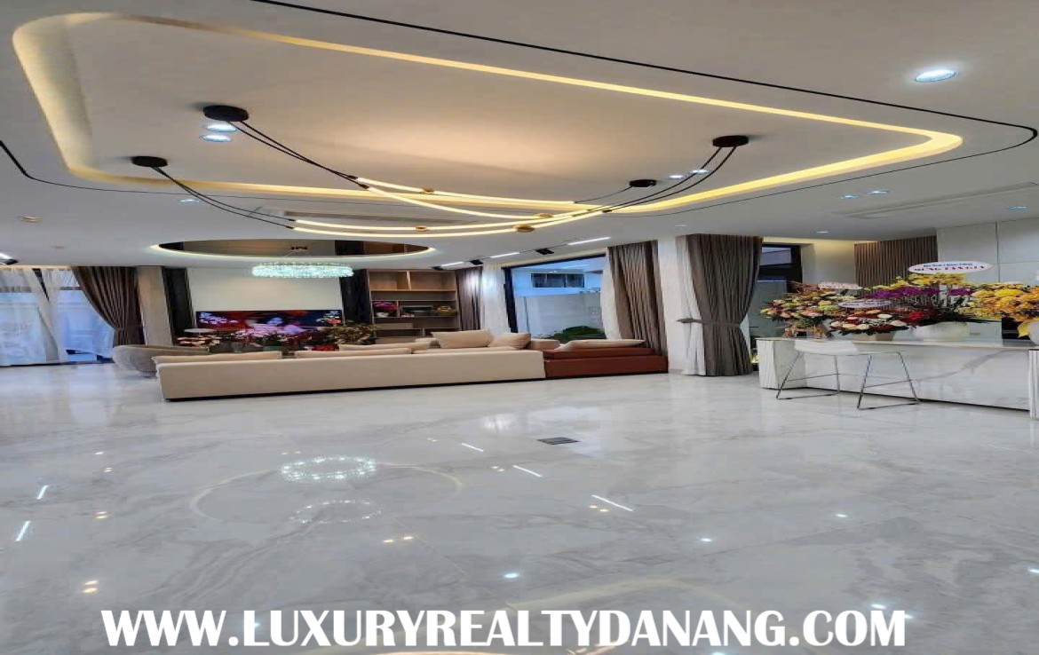 Danang luxury villa for rent in Elysia complex, in Vietnam, near the river