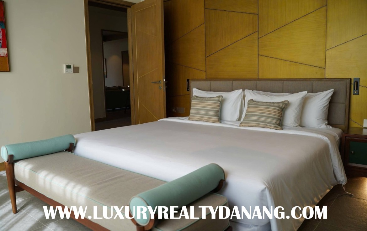 Beachfront luxury villa in Danang in five- star Fusion villas & resort, in Vietnam, five-bedrooms, near the beach bay