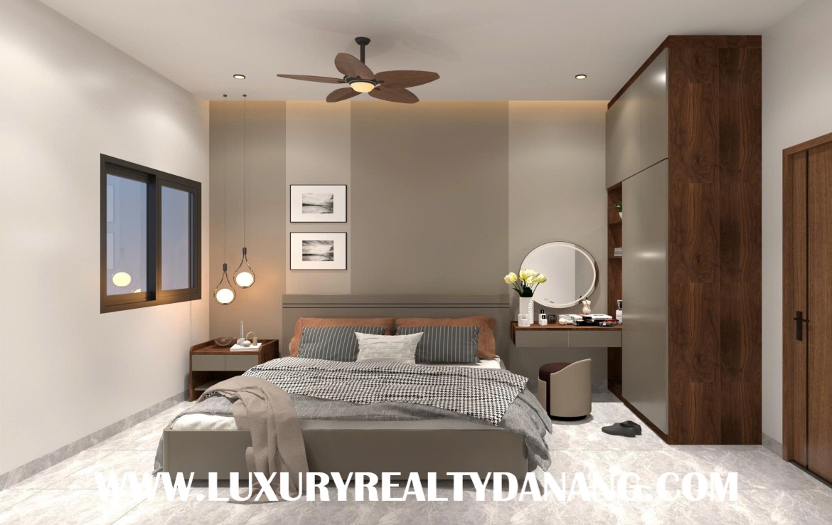Modern house for rent Danang near Pham Van Dong beach, in Vietnam