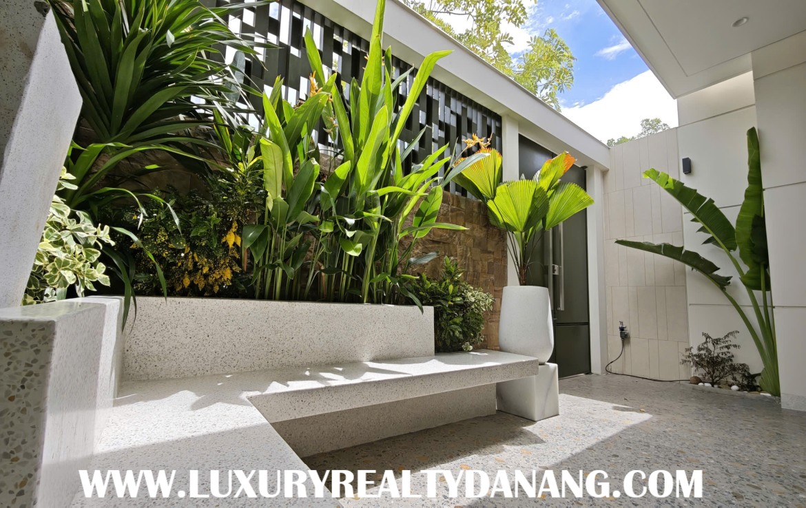 Modern house for rent Danang near Lotte Mart supermarket, in Vietnam