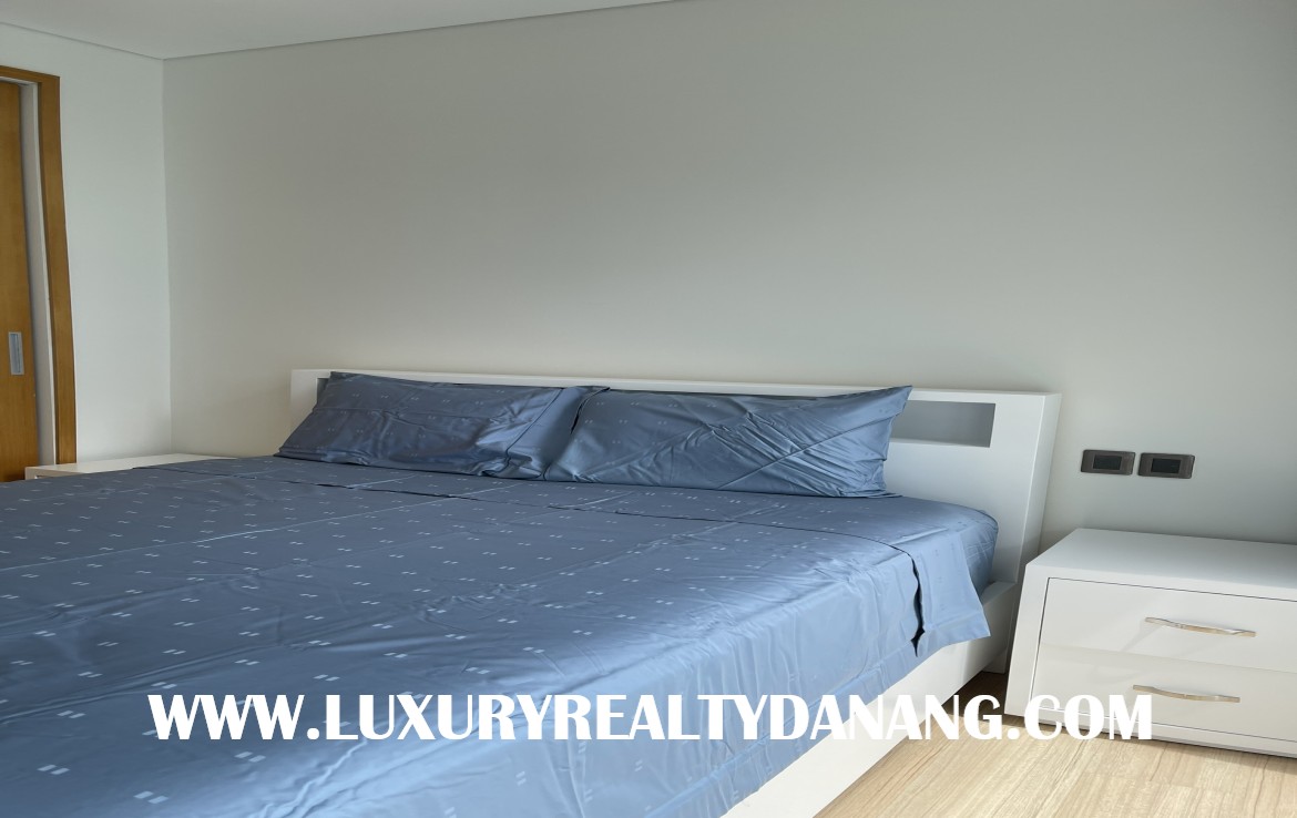 Point villa rental Danang in The Point Residences, Danang city, Vietnam, walking to the beach bay