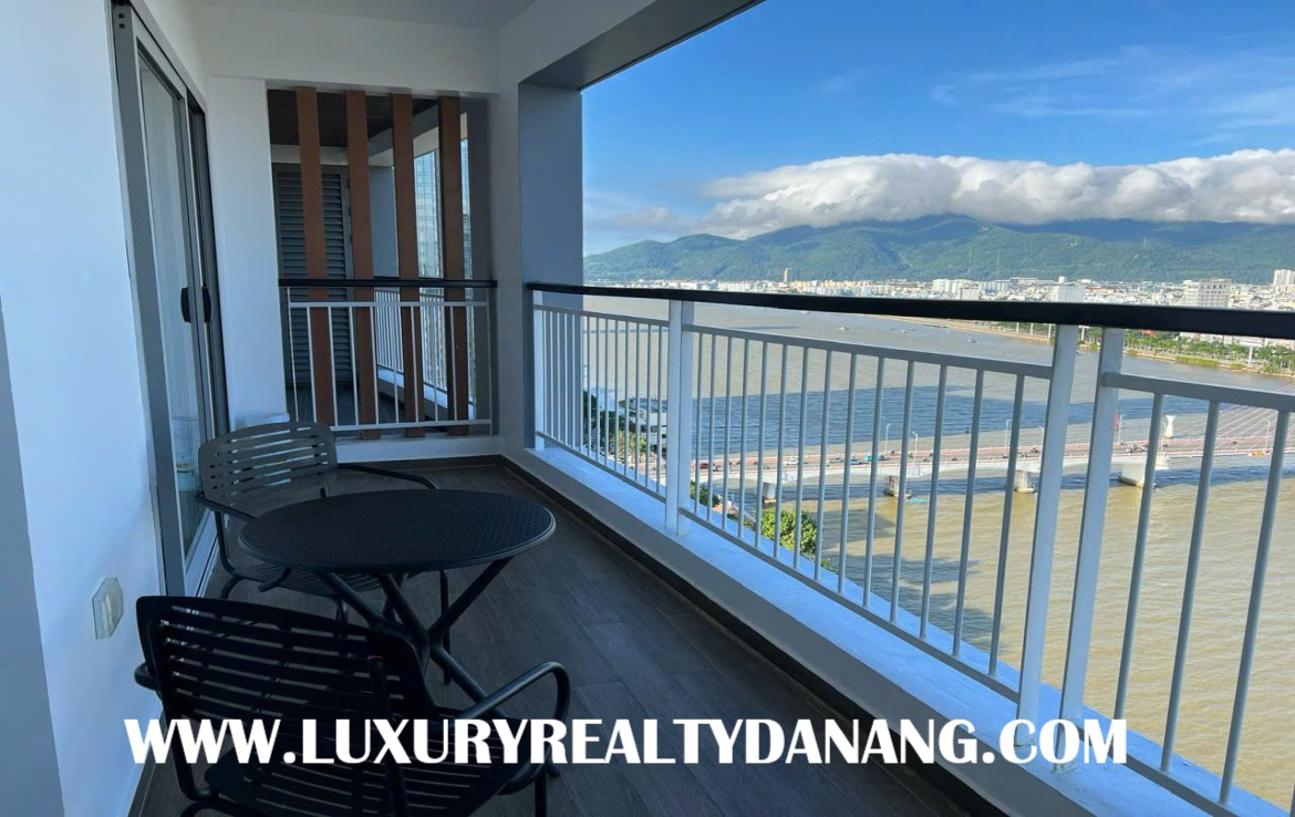 Riverview apartment rental Danang on Indochina Riverside Tower, Vietnam, Hai Chau district, Western style