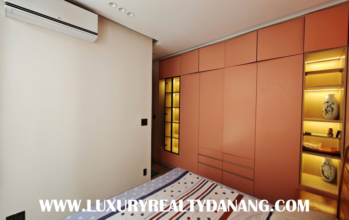 Modern house for rent Danang near Lotte Mart supermarket, in Vietnam, near the river