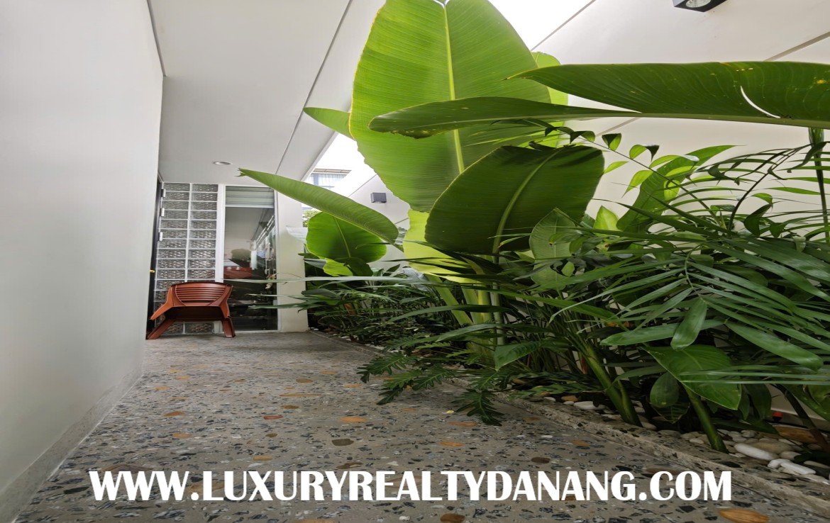 Modern house for rent Danang near Lotte Mart supermarket, in Vietnam