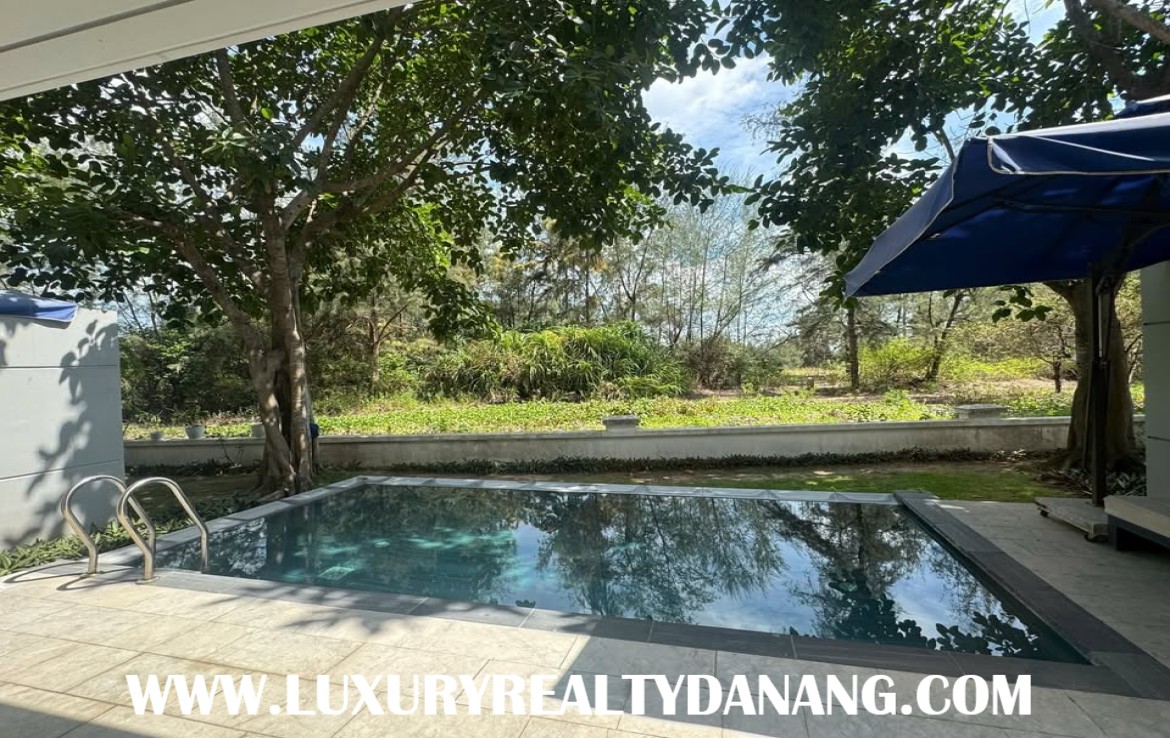 Point villas rental Danang in Vietnam, in The Point Residences, golf course view