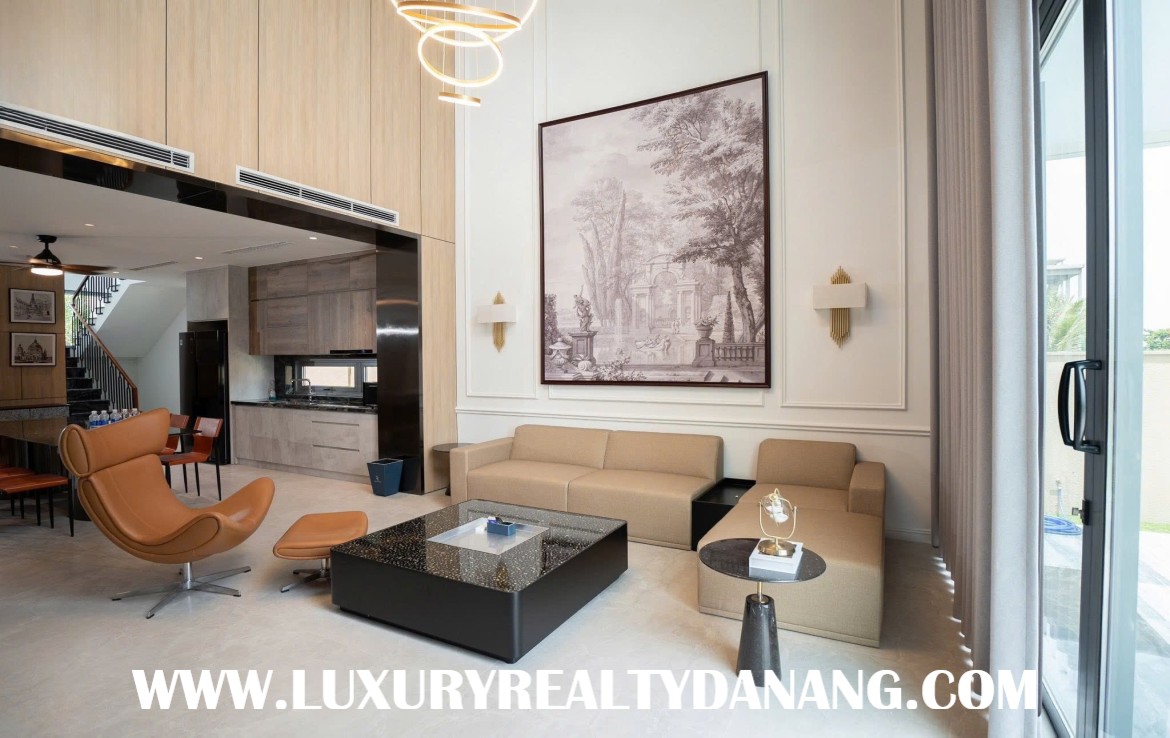 Modern villa in Danang for rent in Regal Victoria, Vietnam, modern style