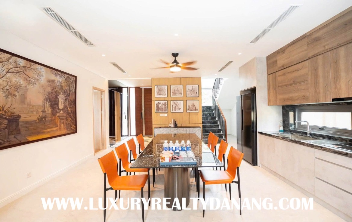 Modern villa in Danang for rent in Regal Victoria, Vietnam, in the beachside 1
