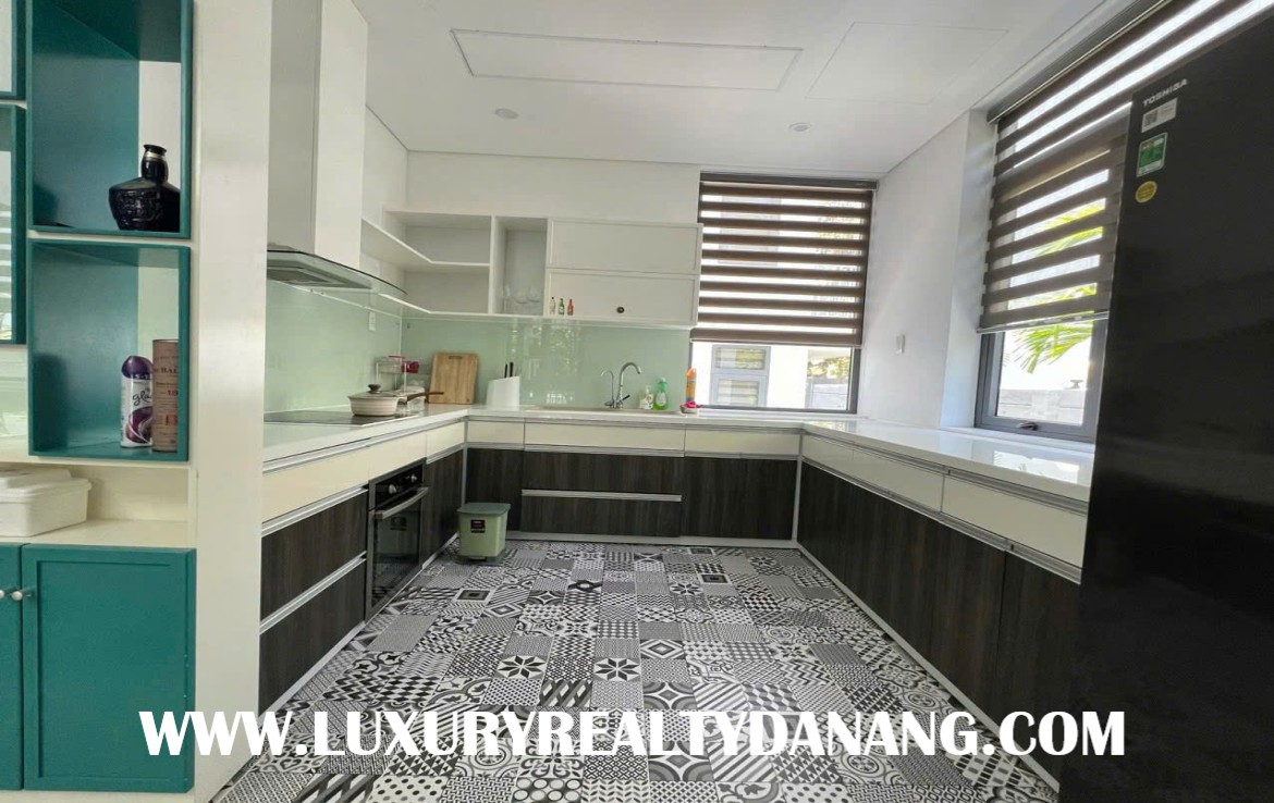 Danang villas for rent in Euro village, in Vietnam, walking to the river
