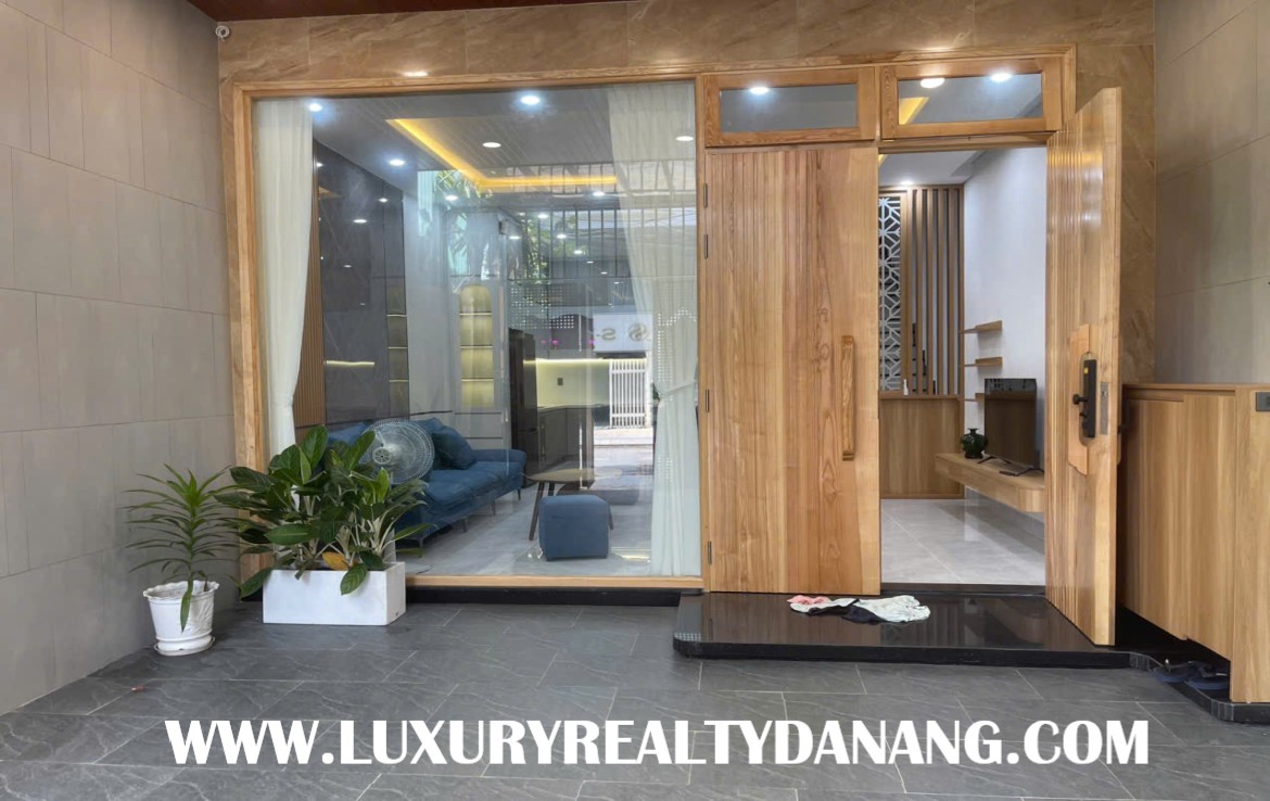 Danang beachside house for rent near Pham Van Dong beach, in Vietnam