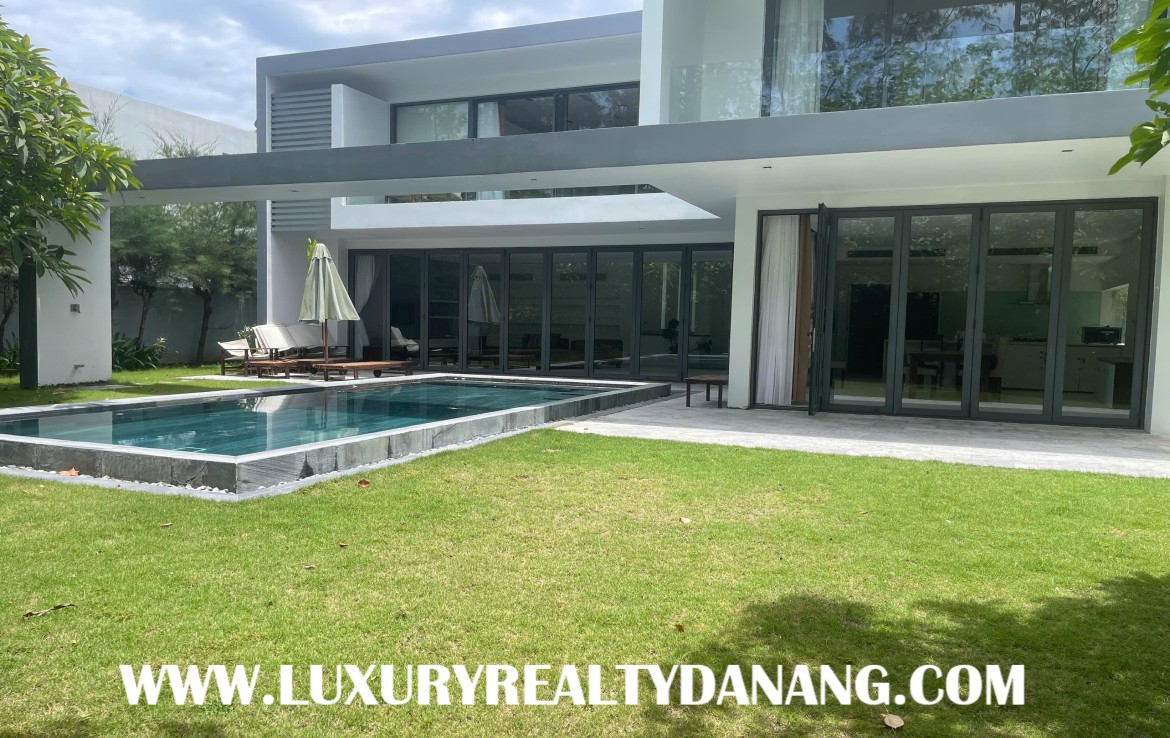 Golf course villa rental Danang in The Dune Residences, Vietnam, near the beach