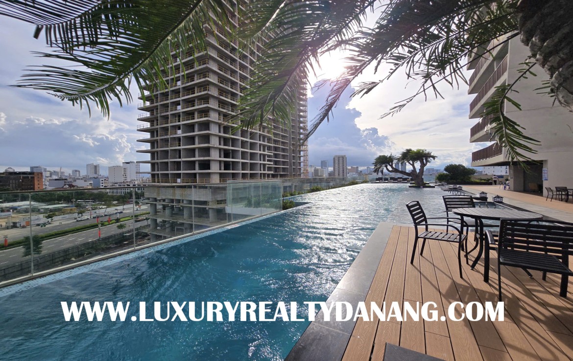 Oceanview apartment in Danang in Wyndham Solei, in Vietnam, near the beach