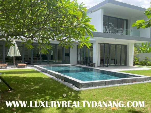Golf course villa rental Danang in The Dune Residences, Vietnam, near the golf course