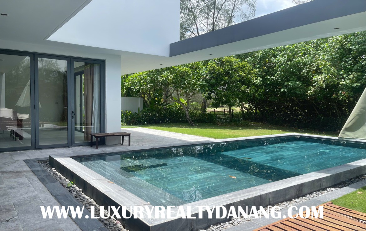 Golf course villa rental Danang in The Dune Residences, Vietnam