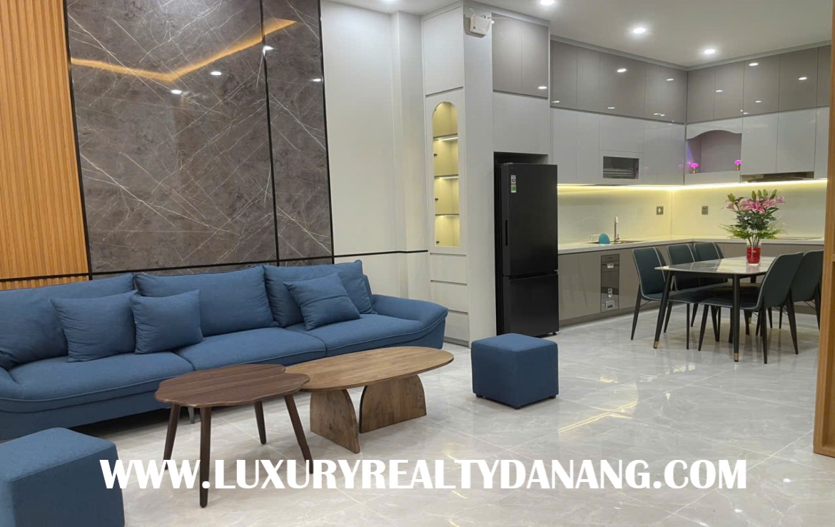 Danang beachside house for rent near Pham Van Dong beach, in Vietnam, walking to the beach 3