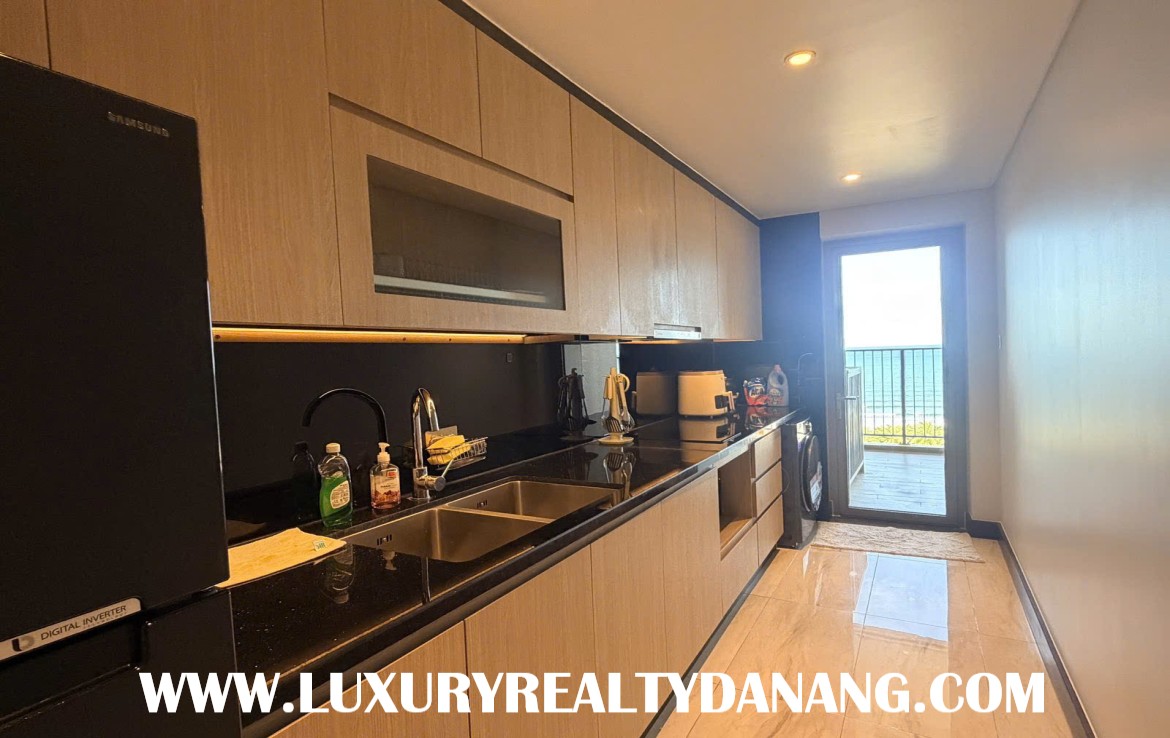 Oceanview apartment in Danang in Wyndham Solei, in Vietnam, by the beach, beachfront