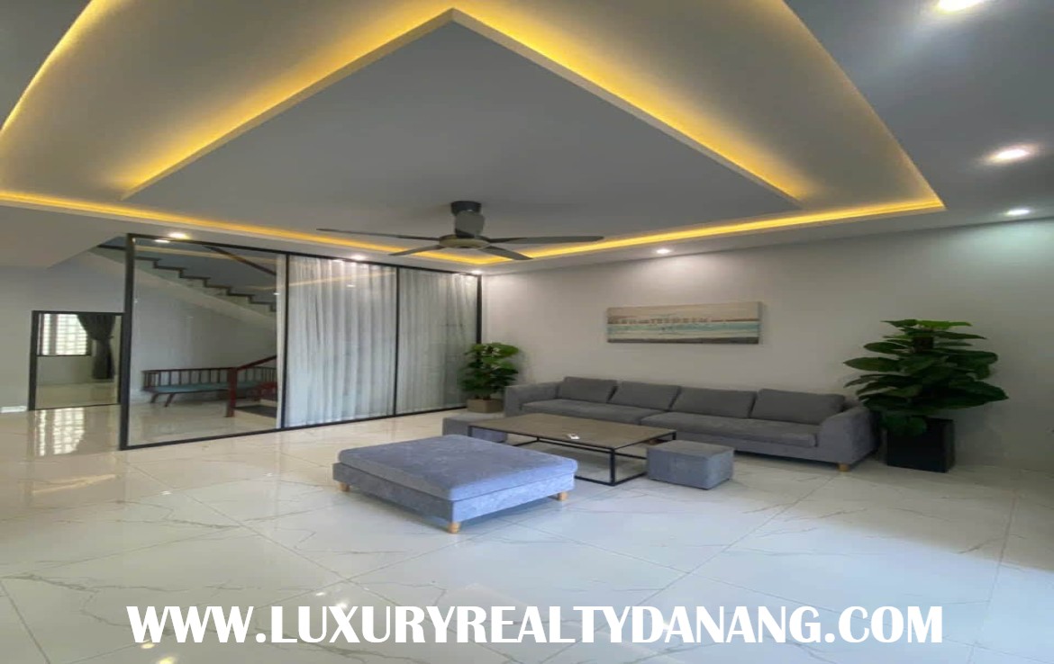 House in Danang for rent in Nam Viet A area, in Vietnam, in the beachside