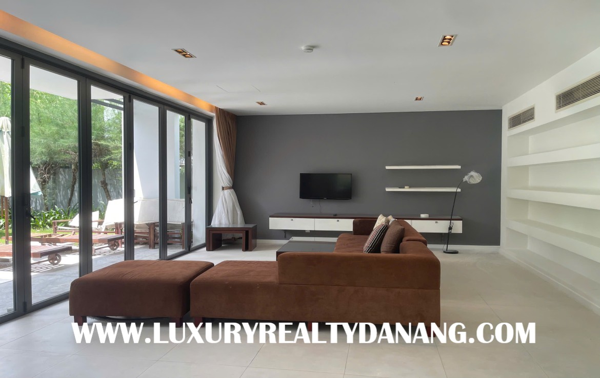 Golf course villa rental Danang in The Dune Residences 6, Vietnam