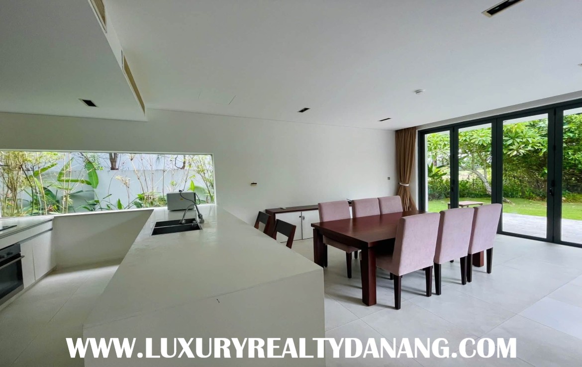 Golf course villa rental Danang in The Dune Residences, Vietnam