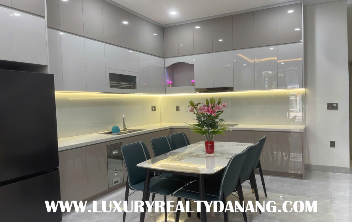 Danang beachside house for rent near Pham Van Dong beach, in Vietnam