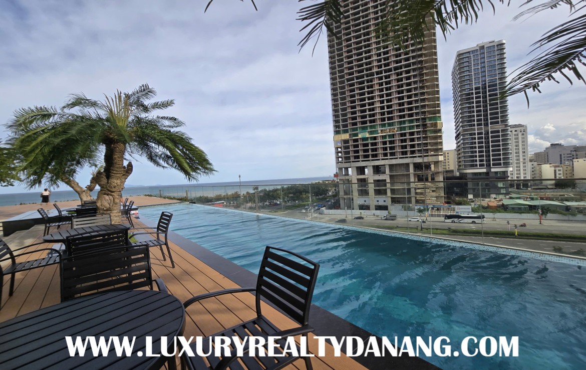 Oceanview apartment in Danang in Wyndham Solei, in Vietnam, Western style