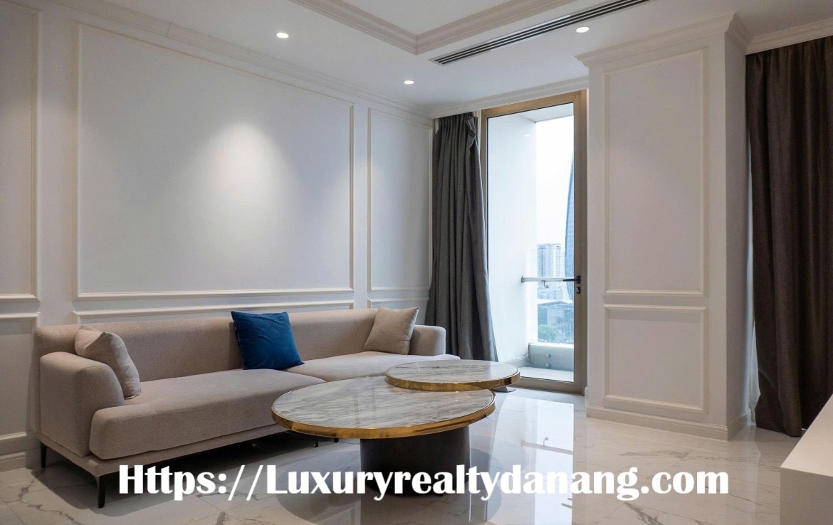 Hilton apartment for rent Danang by Han river, in Bach Dang complex, in Vietnam, Western style