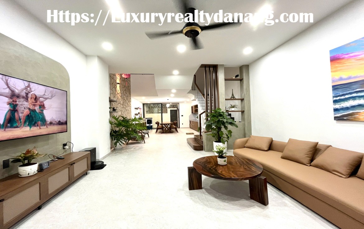 Modern houses for rent Danang in Nam Viet A residential area, in Vietnam