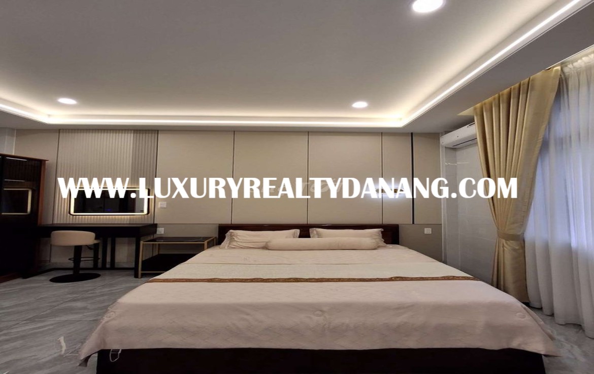 Danang modern house for rent in Vietnam, in Nam Viet A residential area, modern design