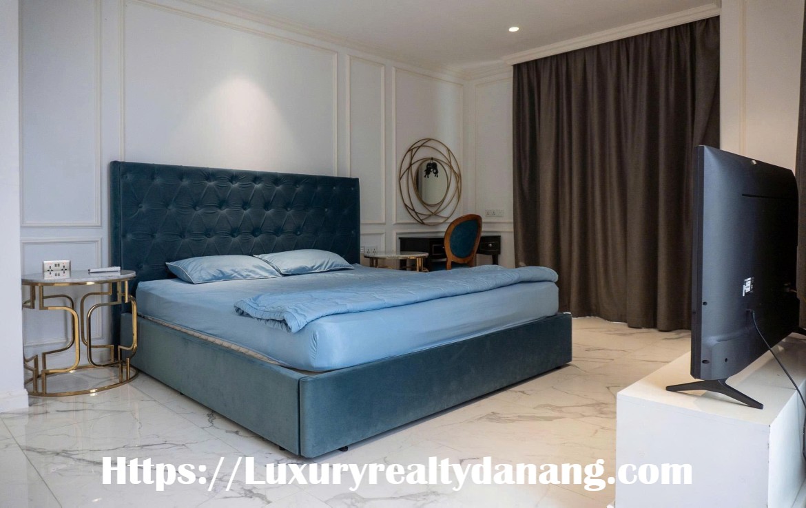 Hilton apartment for rent Danang by Han river, in Bach Dang complex, in Vietnam, modern standard