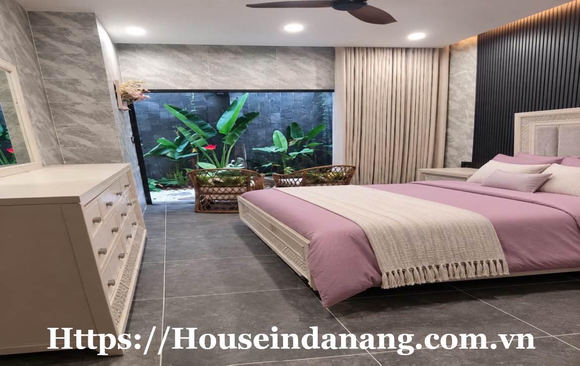 Green villa for rent Danang, near My Khe beach, in Vietnam