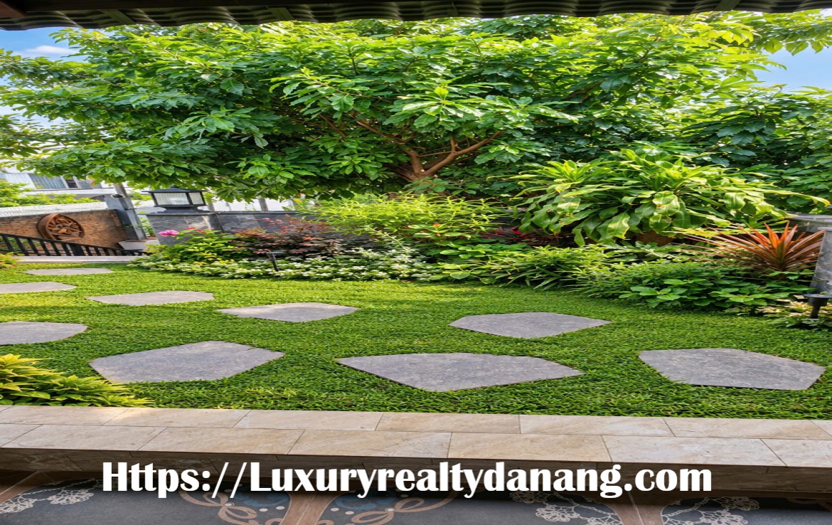 Green villa for rent Danang, near My Khe beach, in Vietnam, Western style