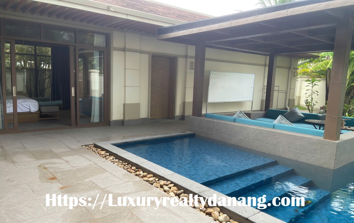 Fusion villa for rent Danang in Fusion resort & villas, in Vietnam, walking to the beach