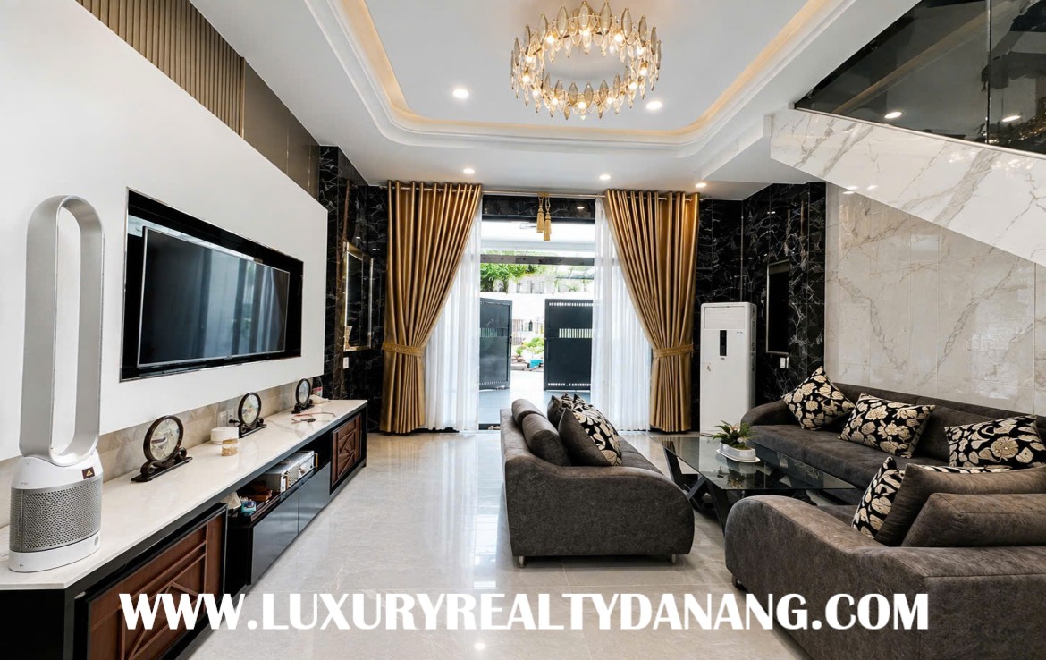 Danang modern house for rent in Vietnam, in Nam Viet A residential area 1