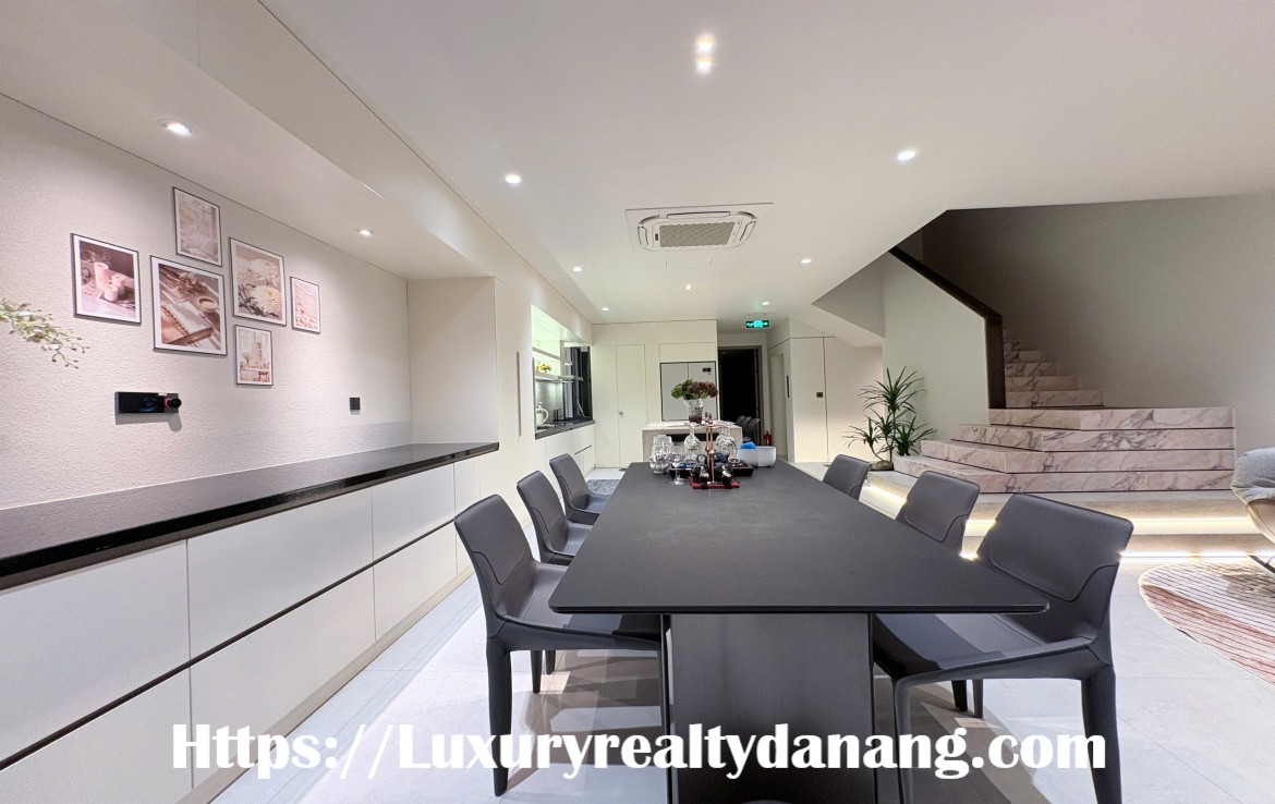 Danang luxury houses for rent in Elysia complex, in Vietnam, near Lotte Mart supermarket