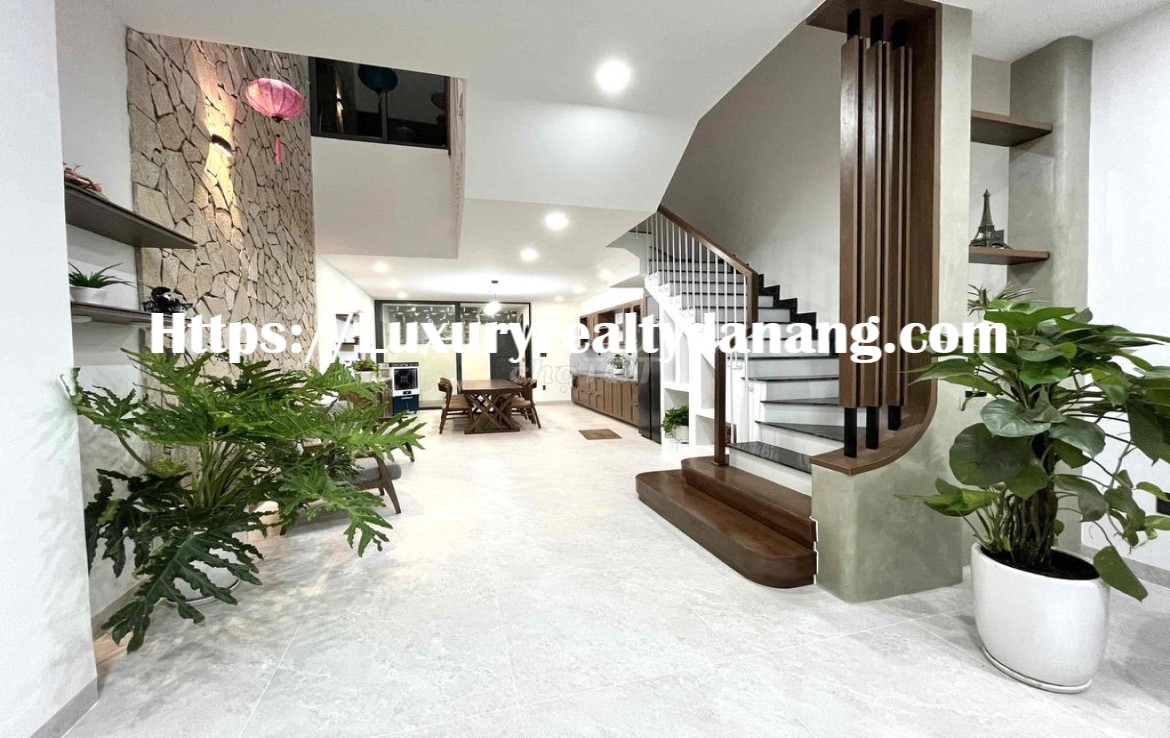 Modern houses for rent Danang in Nam Viet A residential area, in Vietnam, modern style