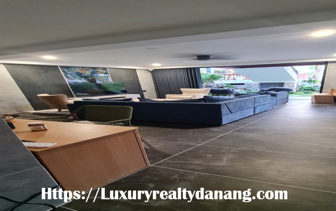 Green villa for rent Danang, near My Khe beach, in Vietnam
