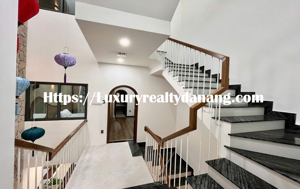 Modern houses for rent Danang in Nam Viet A residential area, in Vietnam, in the beachside