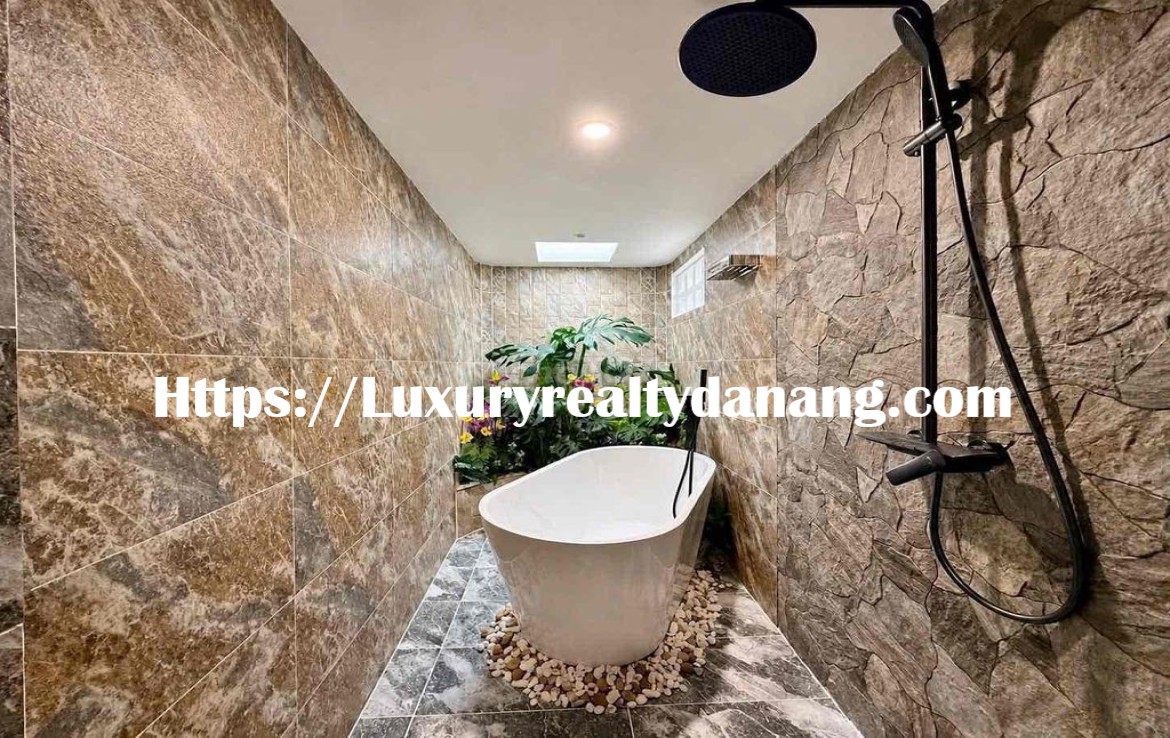 Green villa for rent Danang, near My Khe beach, in Vietnam
