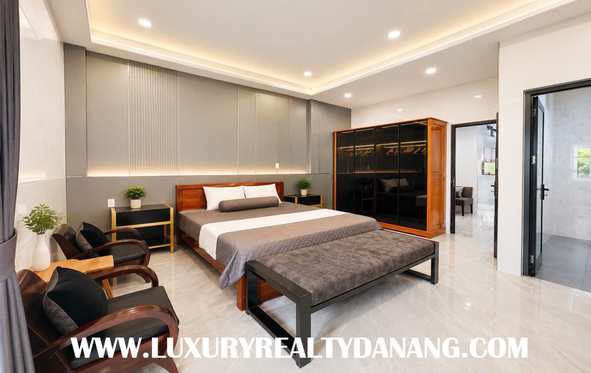 Danang modern house for rent in Vietnam, fresh design